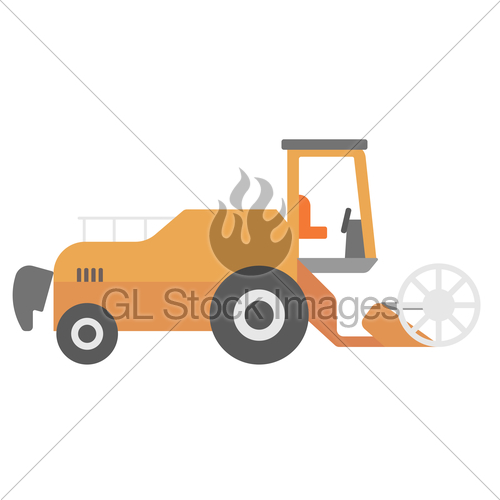 500x500 Modern Combine Harvester Gl Stock Images