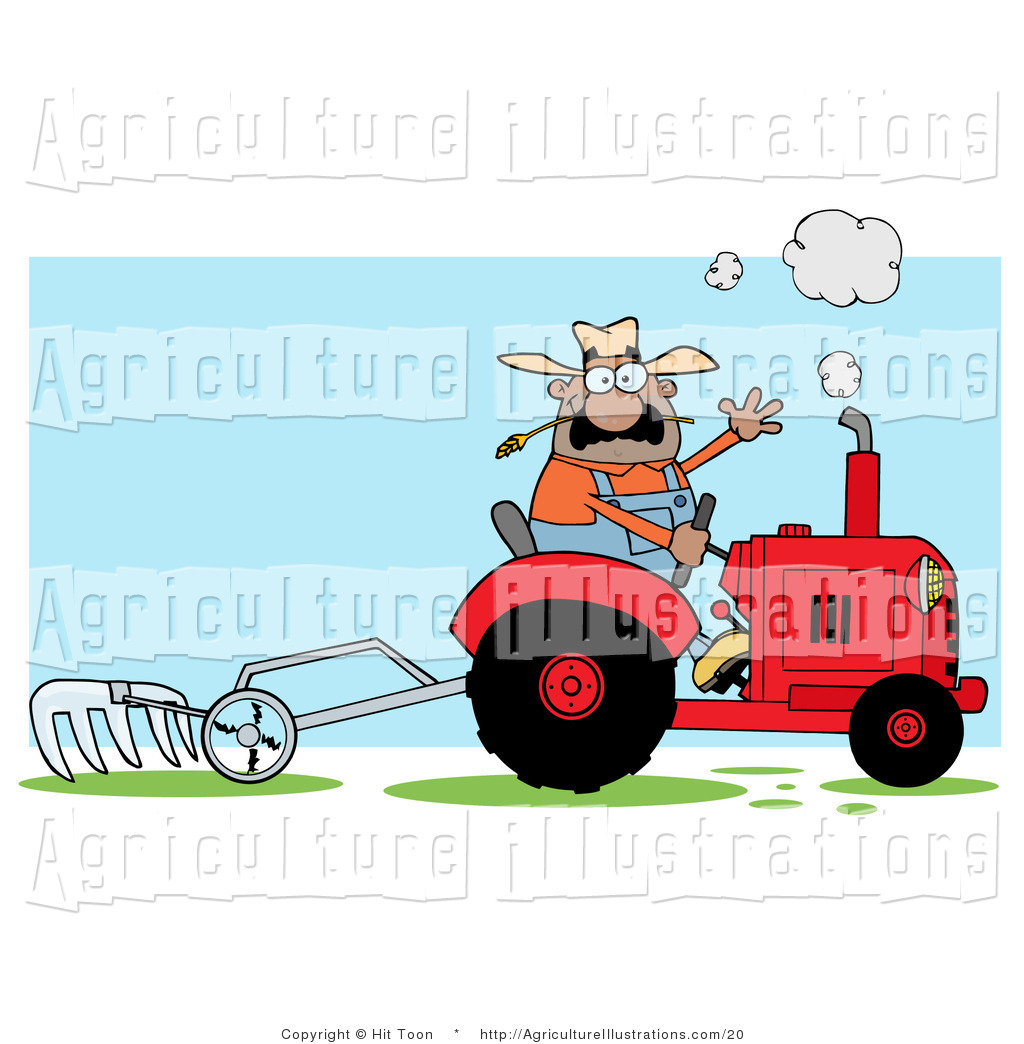1024x1044 Tractor In Field Clipart