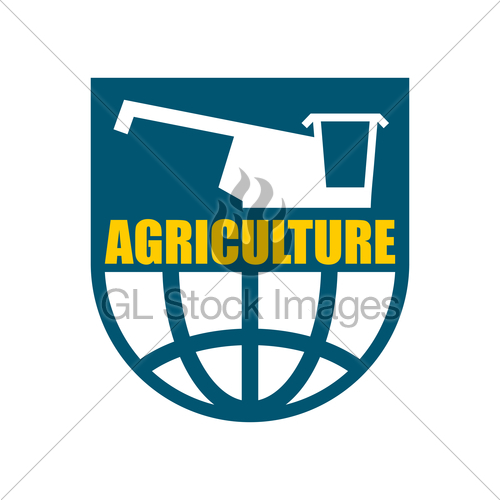 500x500 Agriculture Logo. Harvest Emblem. Combine Harvester And E Gl