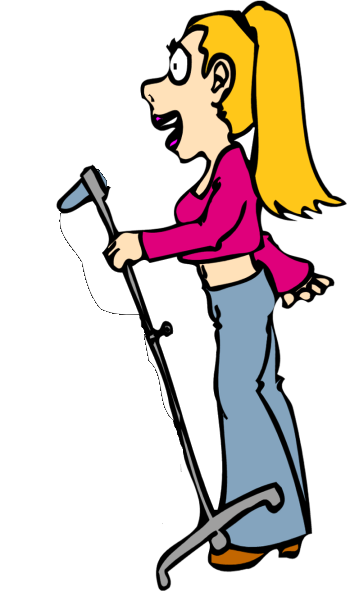 350x592 Comedy Night Clipart