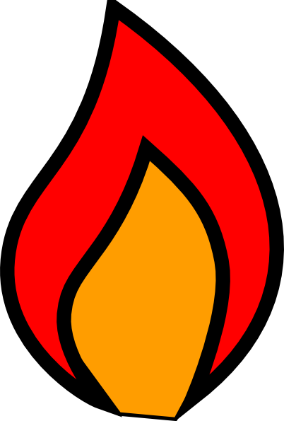 402x595 Comet Clipart Single Flame