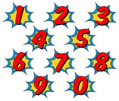 236x201 Superhero Girl Clipart, Comic Book Clip Art, Comic Book Numbers