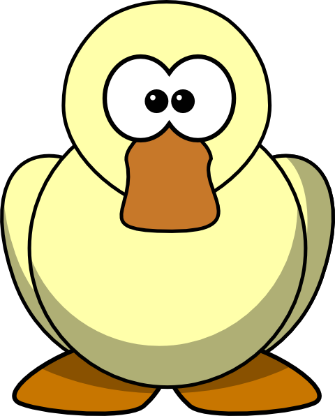 480x596 Cartoon Duck Clip Art
