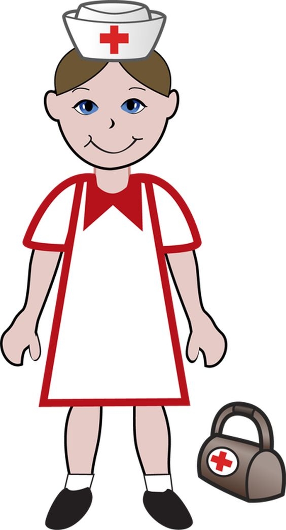 564x1046 Community Nurse Clipart