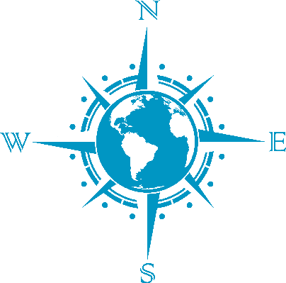 404x399 Globe And Compass Clipart