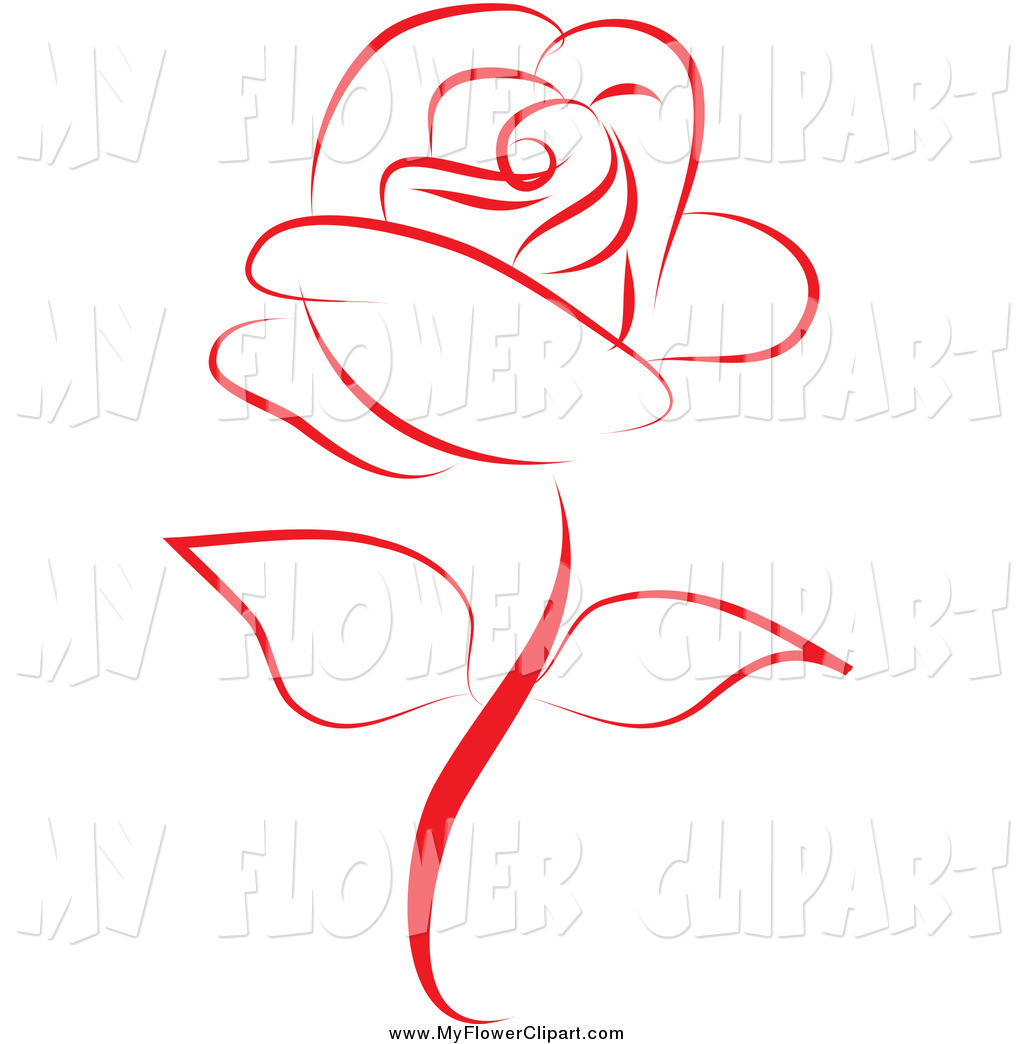 1024x1044 Clip Art Simple Rose Clip Art