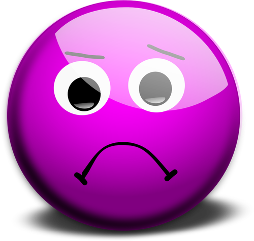 500x476 Vector Clip Art Of Purple Compassion Expression Smiley Public