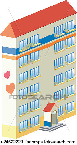 251x470 Structure Clipart Apartment Complex Free Collection Download