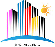 226x194 Apartment Complex Clip Art Vector And Illustration. 1,507