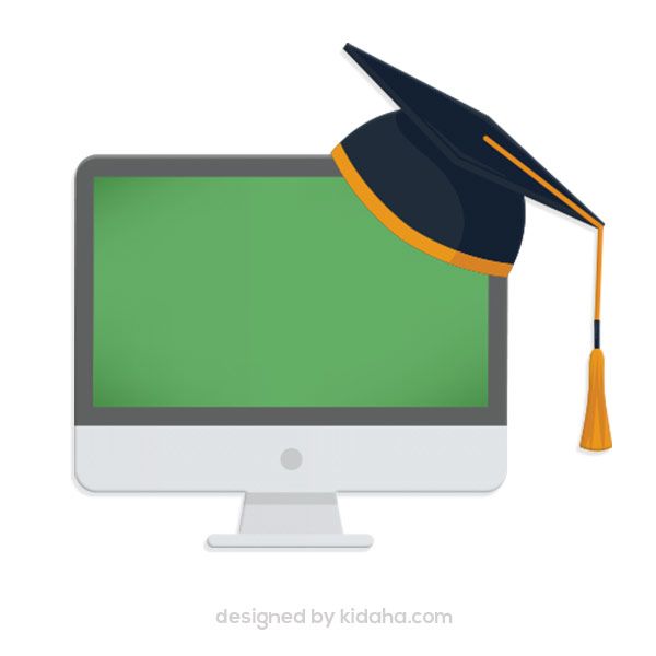 600x600 Free Computer And Graduation Cap Clip Arts, Education Clip Arts
