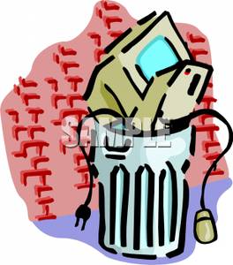 264x300 Computer Parts In A Garbage Can