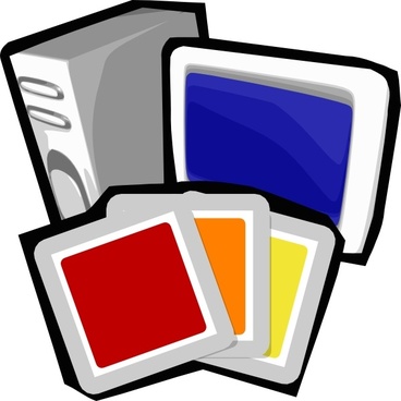 368x368 Parts Of The Computer Clip Art Free Vector Download (216,471 Free