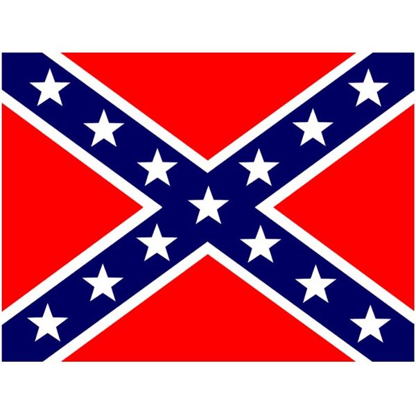 600x600 Confederate Flag Clipart