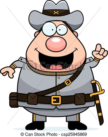 371x470 Cartoon Confederate Soldier Idea. A Cartoon Illustration