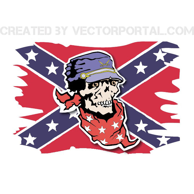 660x660 Confederate Flag Vector