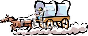 300x123 Conestoga Wagon Clip Art Clipart