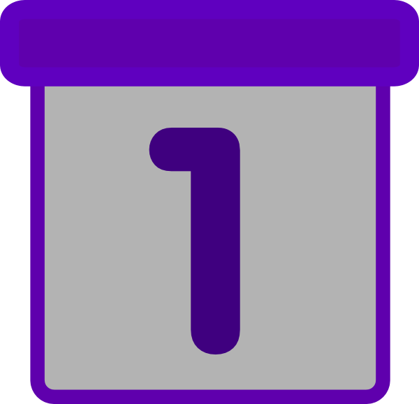 600x579 Daily View Calendar Clip Art