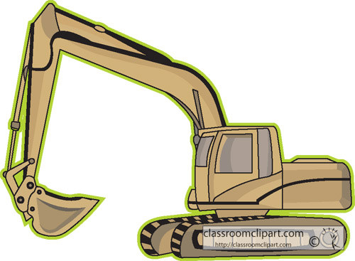 500x367 Excavating Equipment Clipart