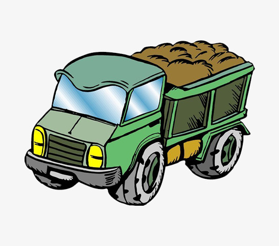 546x483 Cartoon Trucks, Cartoon Truck, Goods, Construction Site Png Image