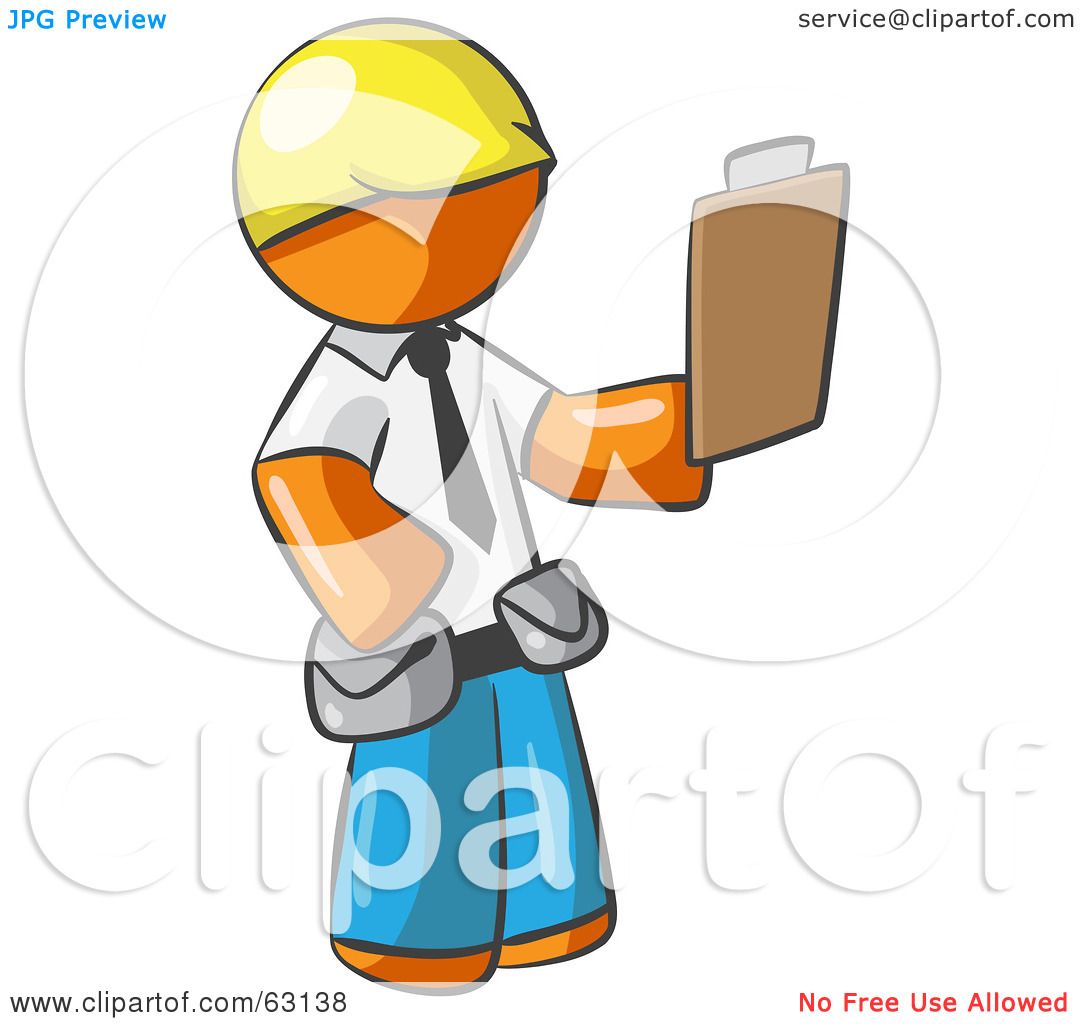 1080x1024 Royalty Free (Rf) Clipart Illustration Of An Orange Man