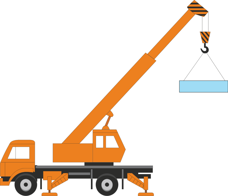 800x689 Free Clipart Construction Equipment