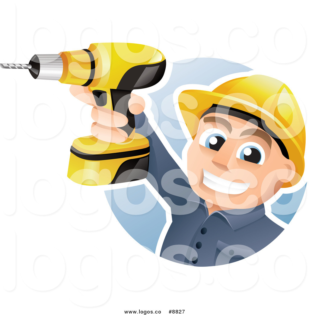 1024x1044 Royalty Free Clip Art Vector Happy Construction Worker Holding Up