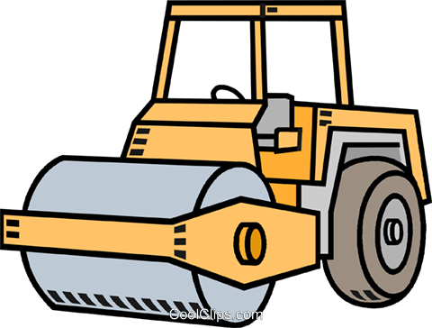 480x364 Steam Roller Royalty Free Vector Clip Art Illustration Vc010586