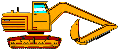 493x208 Backhoe Cliparts