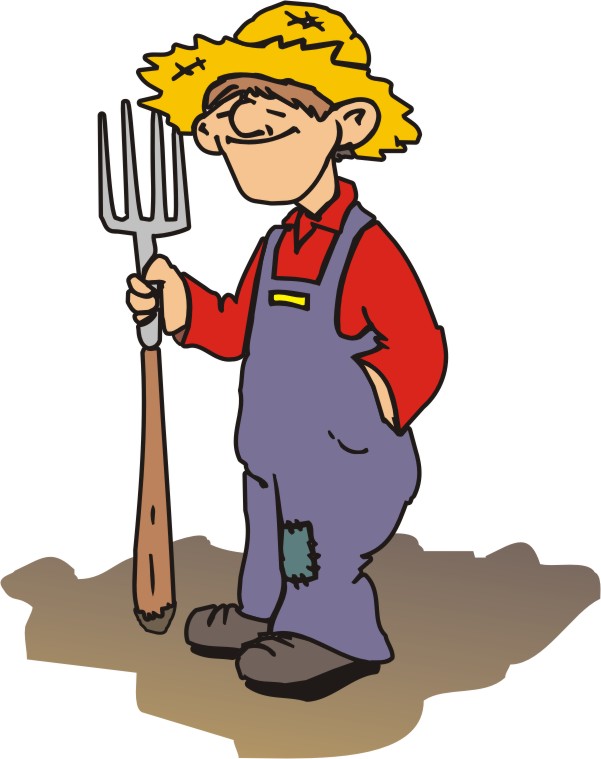 601x759 Farmer Clip Art