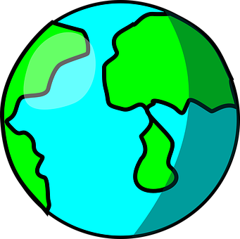 341x340 Transparent World Clipart
