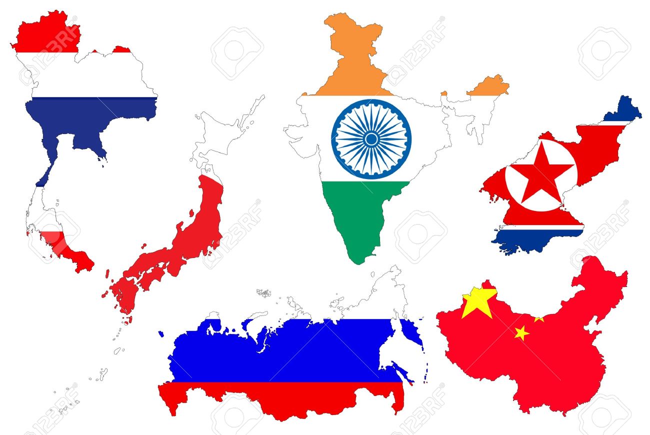 1300x870 Asians Clipart Continent