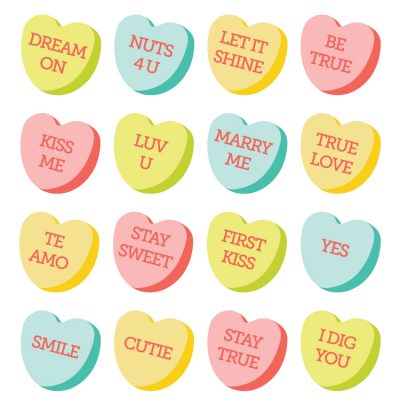 Conversation Hearts Clipart at GetDrawings | Free download