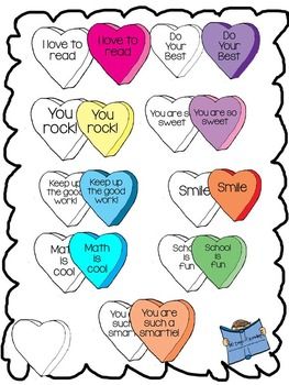 263x350 This Is A Set Of 9 Motivational Conversation Heart Clip Art. You
