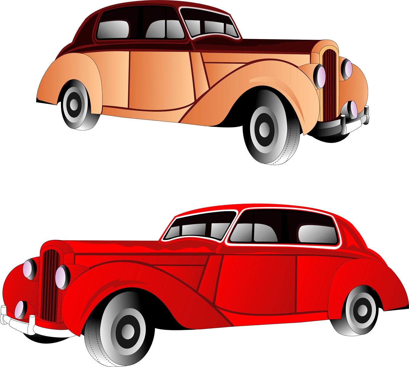 1350x1212 Clip Art Classic Cars Clip Art
