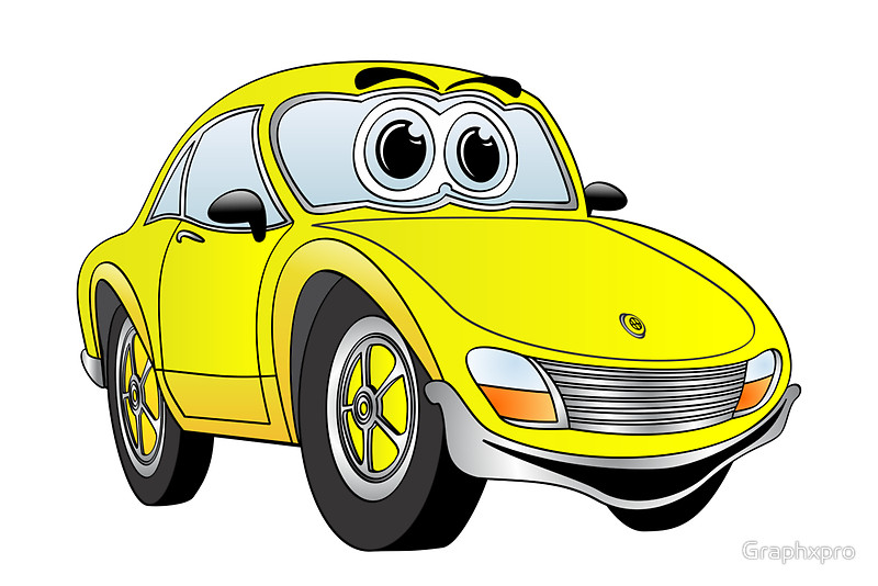 800x534 Cartoon Convertible Car Group