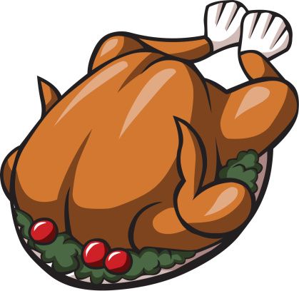 419x408 Cooked Chicken Clipart