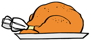 300x135 Collection Of Thanksgiving Cooked Turkey Clipart High