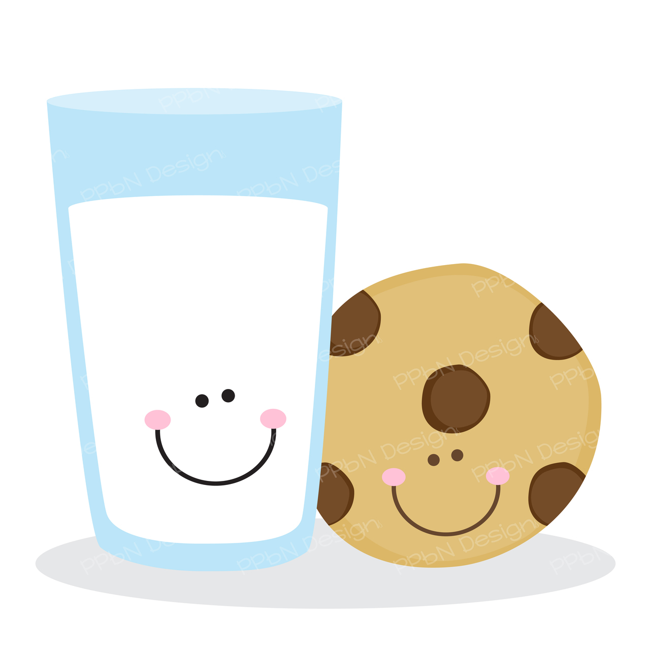 1280x1280 Milk And Cookies Clipart