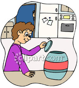 268x300 A Boy Getting Into A Cookie Jar