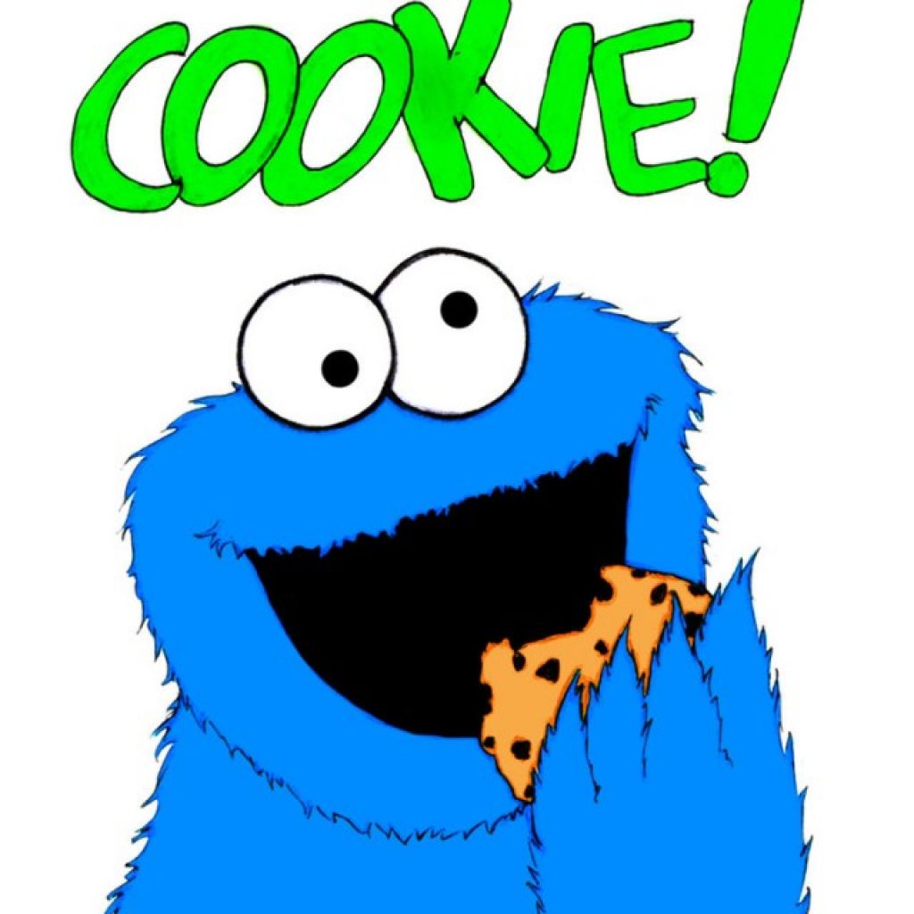 1024x1024 Cookie Monster Clipart Volleyball Clipart