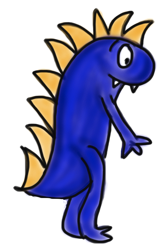 585x862 Collection Of Friendly Monster Clipart High Quality, Free