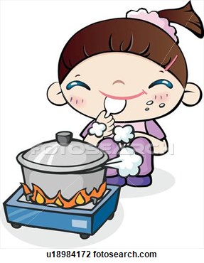 287x370 Woman Cooking Clipart Clipart Panda