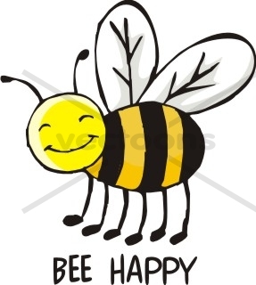 287x320 Cool Bee Happy Pose