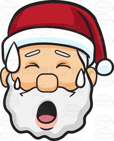 236x291 A Cool Looking Face Of Santa Claus Santa And Christmas Hat