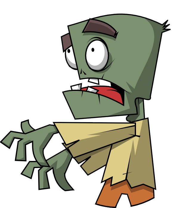 627x698 Cool Zombie Clipart