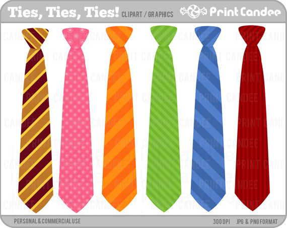 570x453 Ties Ties Ties Digital Clip Art Personal And Por Printcandee