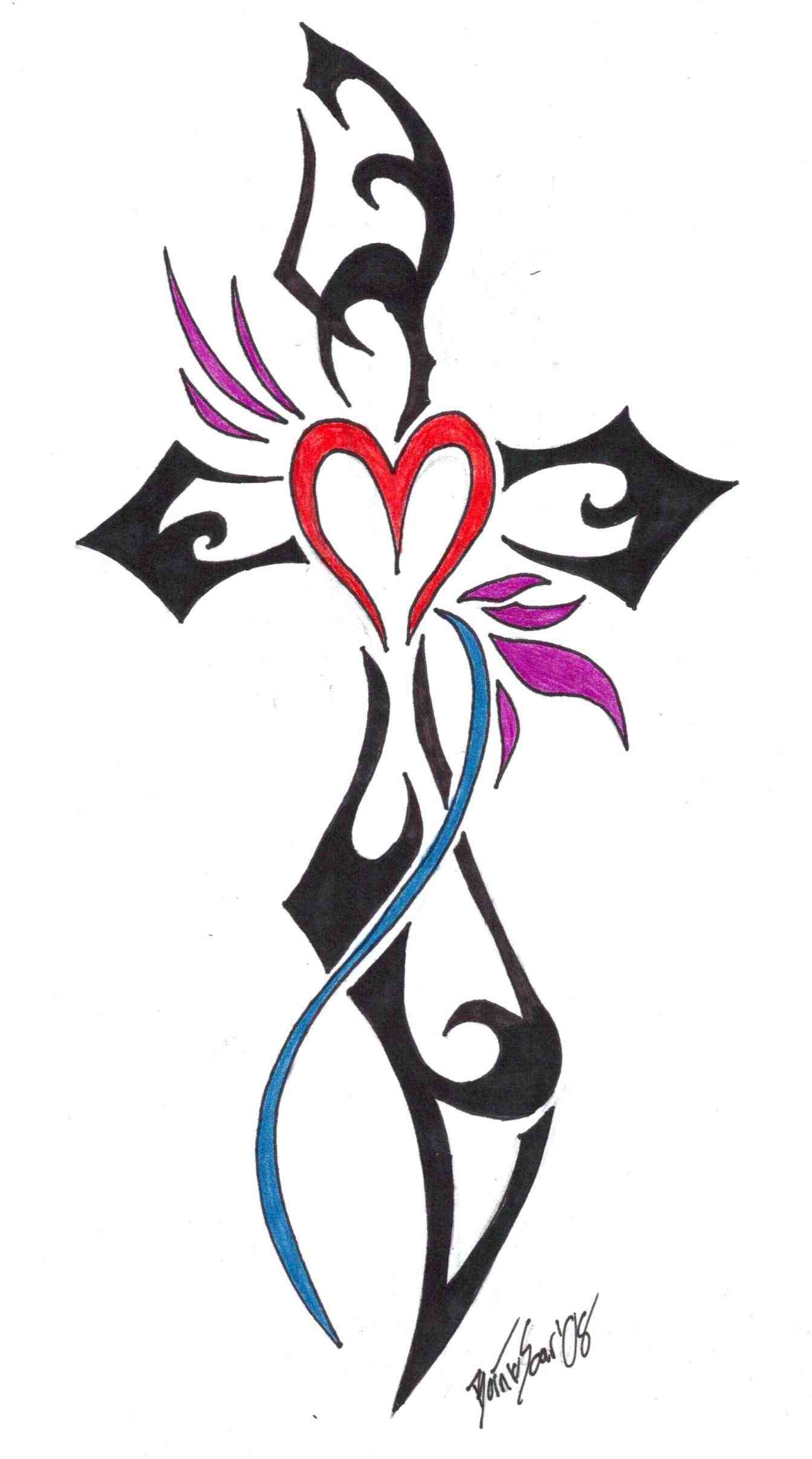 1343x2412 Cool Cross Designs To Draw