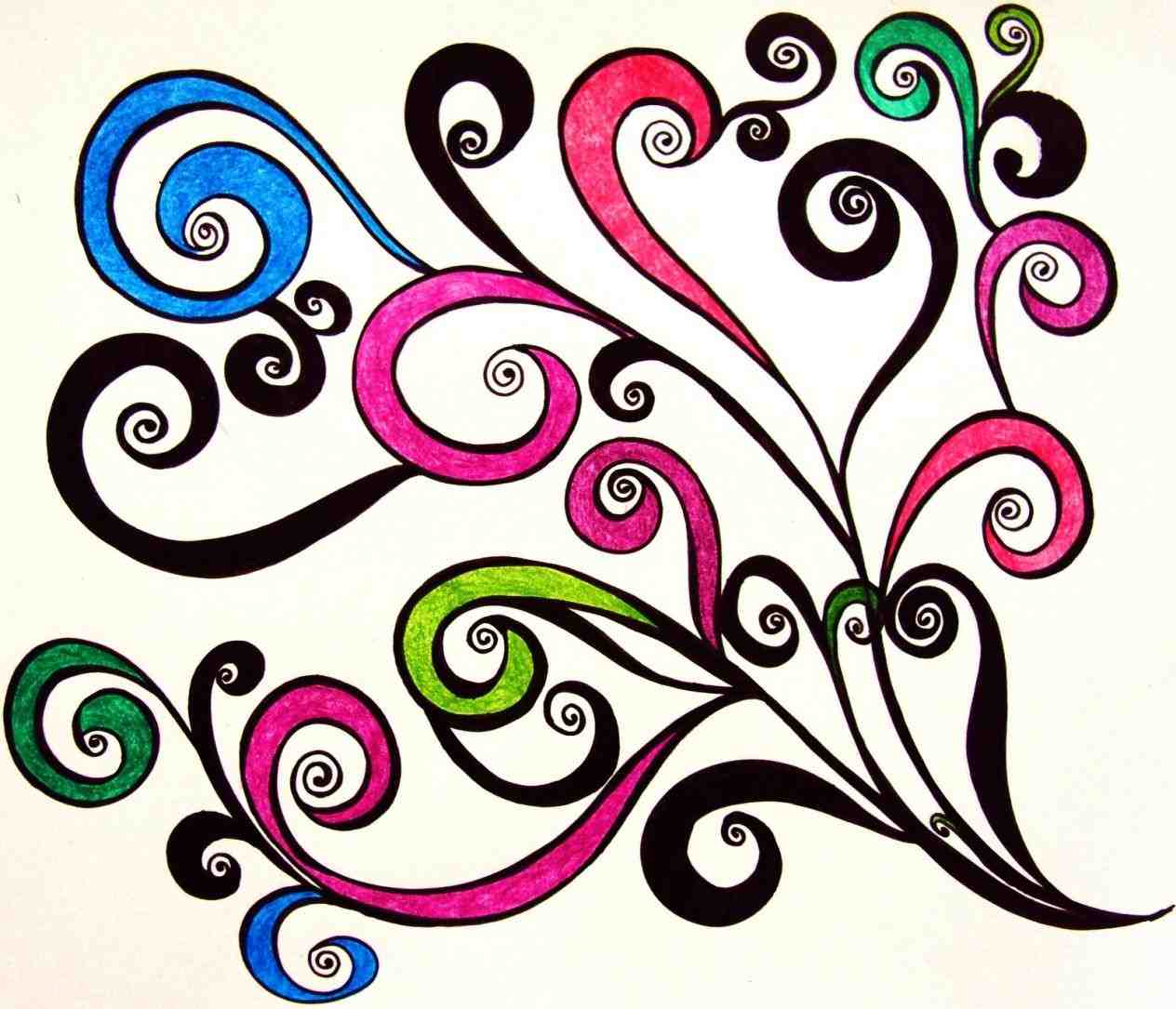 1264x1085 Swirl Cool Swirly Designs Patterns Clip Art Library