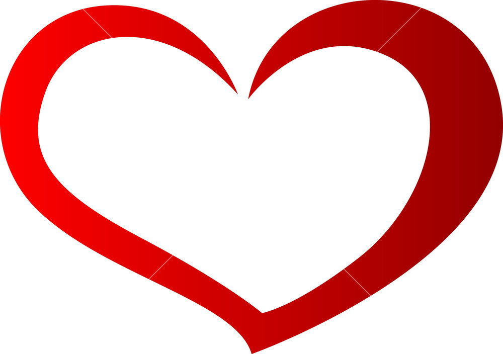 1000x704 Heart Shaped Clipart Cool Heart