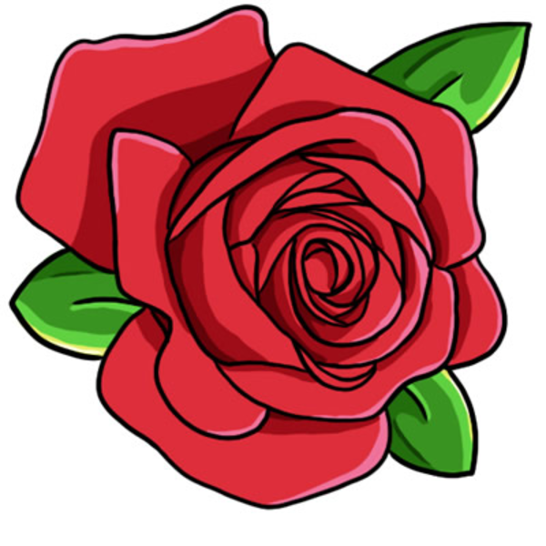 600x600 Top 75 Roses Clip Art